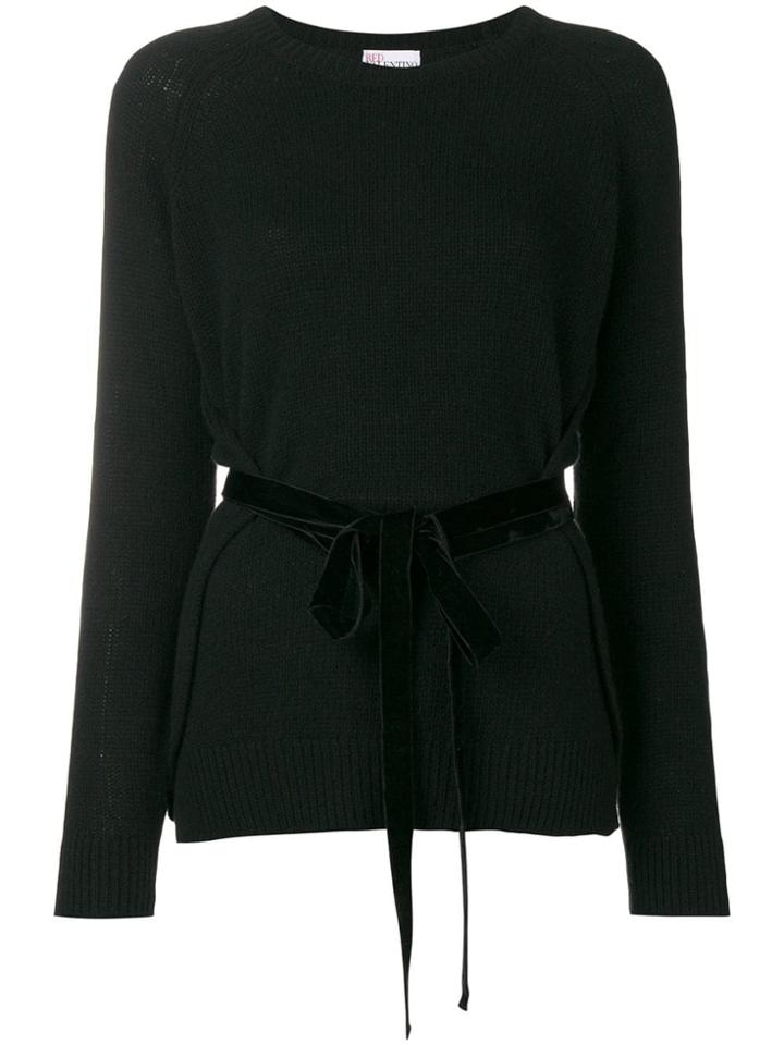 Red Valentino Belted Jumper - Black