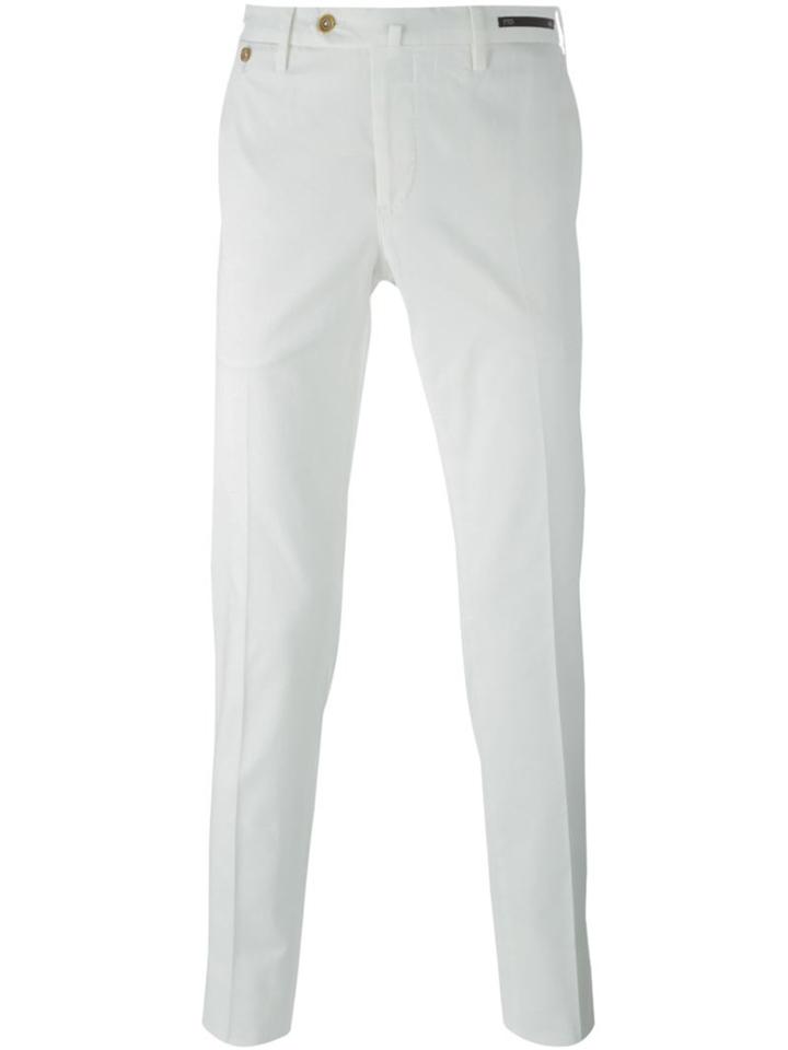 Pt01 'graffiti' Slim Fit Trousrs