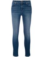 J Brand - Split Cuff Jeans - Women - Cotton/polyurethane - 31, Blue, Cotton/polyurethane