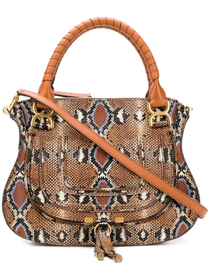 Chloé Marcie Handbag - Brown