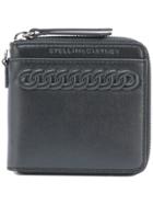 Stella Mccartney Embossed Zip Wallet - Black