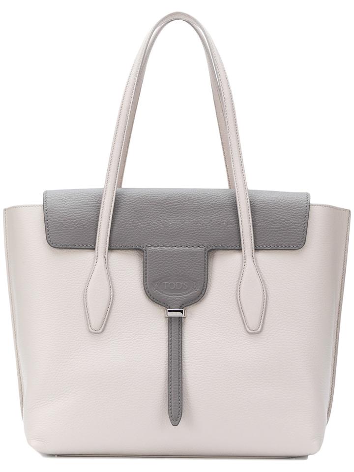 Tod's Joy Large Tote - Grey
