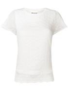 Semicouture Polka-dot Chiffon Blouse - White