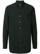 Kazuyuki Kumagai Patch Pocket Shirt - Black
