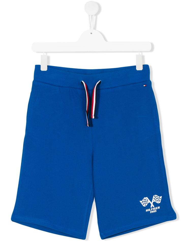 Tommy Hilfiger Junior Teen Logo Track Sweatshorts - Blue