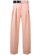 Victoria Victoria Beckham Belted Trousers - Pink