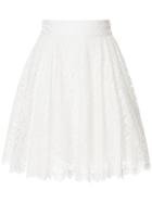 Dolce & Gabbana Cordonetto Lace Skirt - White