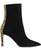 Giuseppe Zanotti Leopard Print Boots - Black