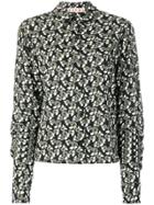 Marni Plumeria Print Shirt - Black