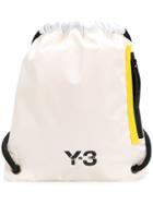 Y-3 Mini Logo Backpack - White