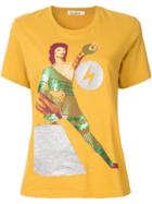 Undercover Bowie Print T-shirt - Yellow