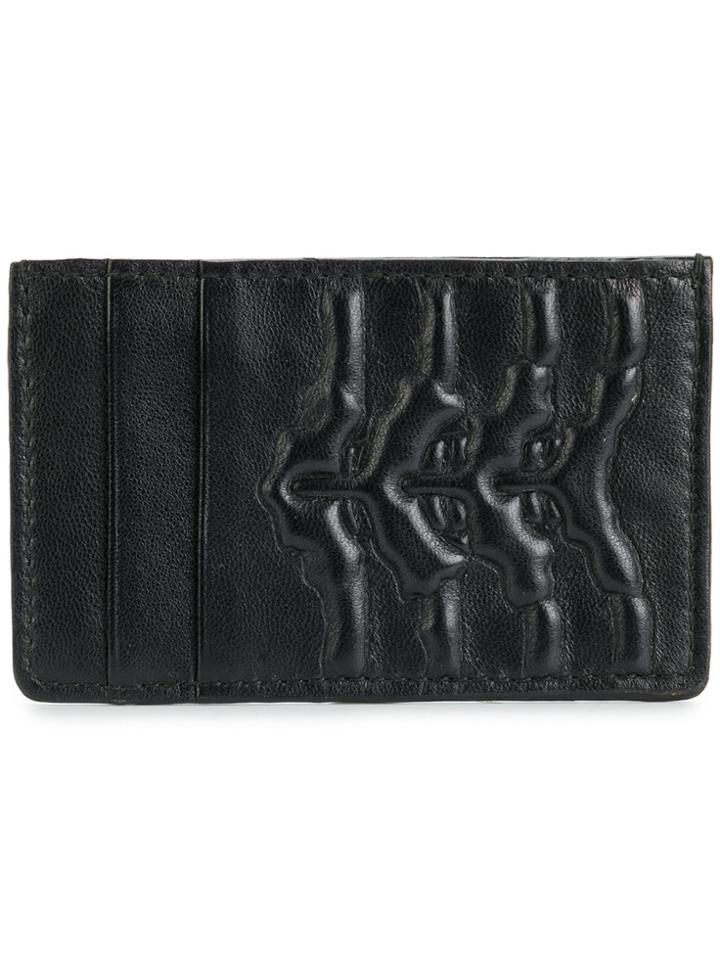 Alexander Mcqueen Embossed Cardholder - Black
