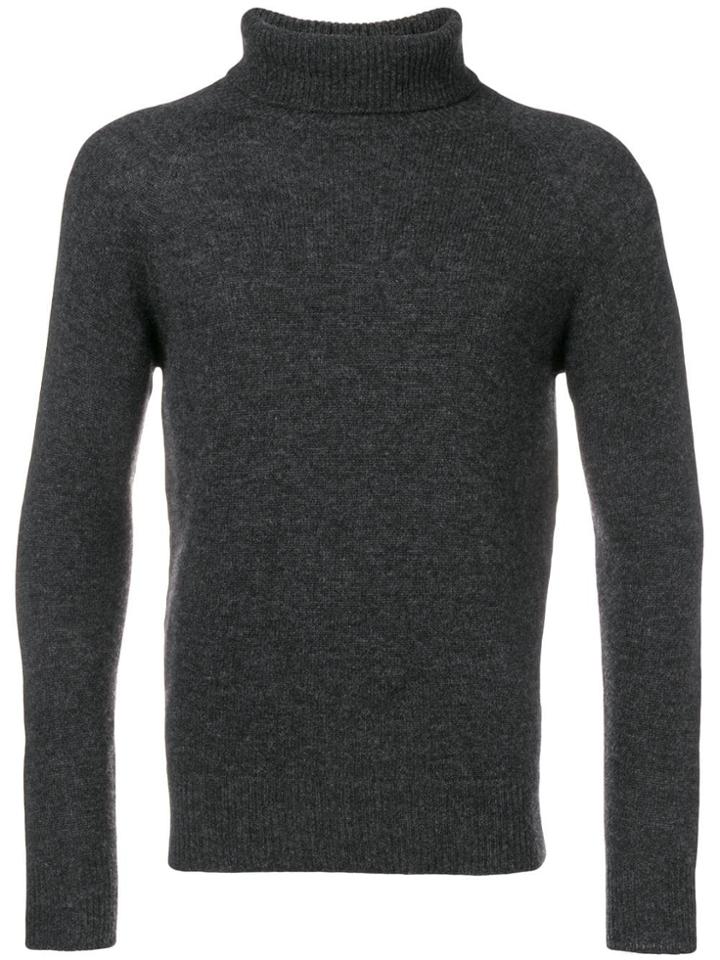 Transit Roll-neck Jumper - Grey