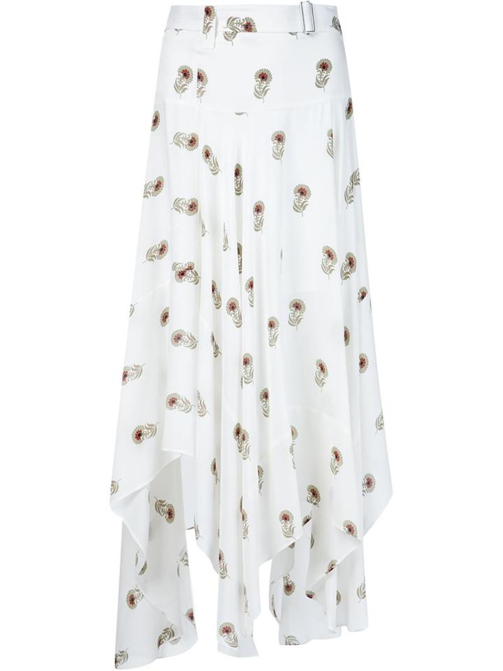 A.l.c. Belted Floral Print Skirt