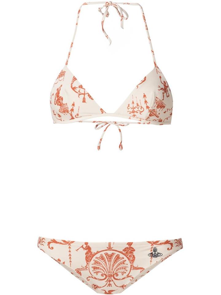 Vivienne Westwood Anglomania Eve Bikini, Women's, Size: L, Nude/neutrals, Polyamide/spandex/elastane