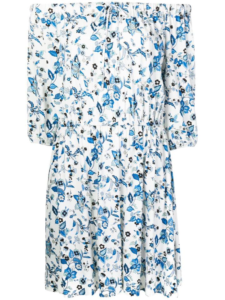 Liu Jo Off-shoulder Floral Dress - White
