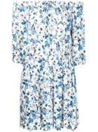 Liu Jo Off-shoulder Floral Dress - White