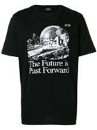 Diesel Slogan Graphic Print T-shirt - Black