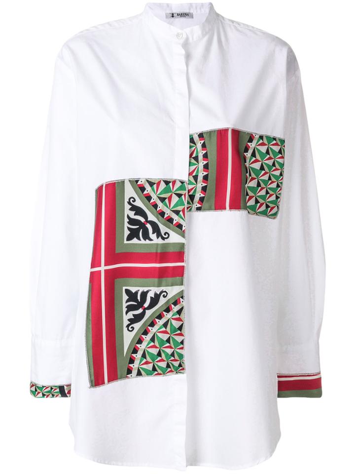 Barena Patchwork Shirt - White