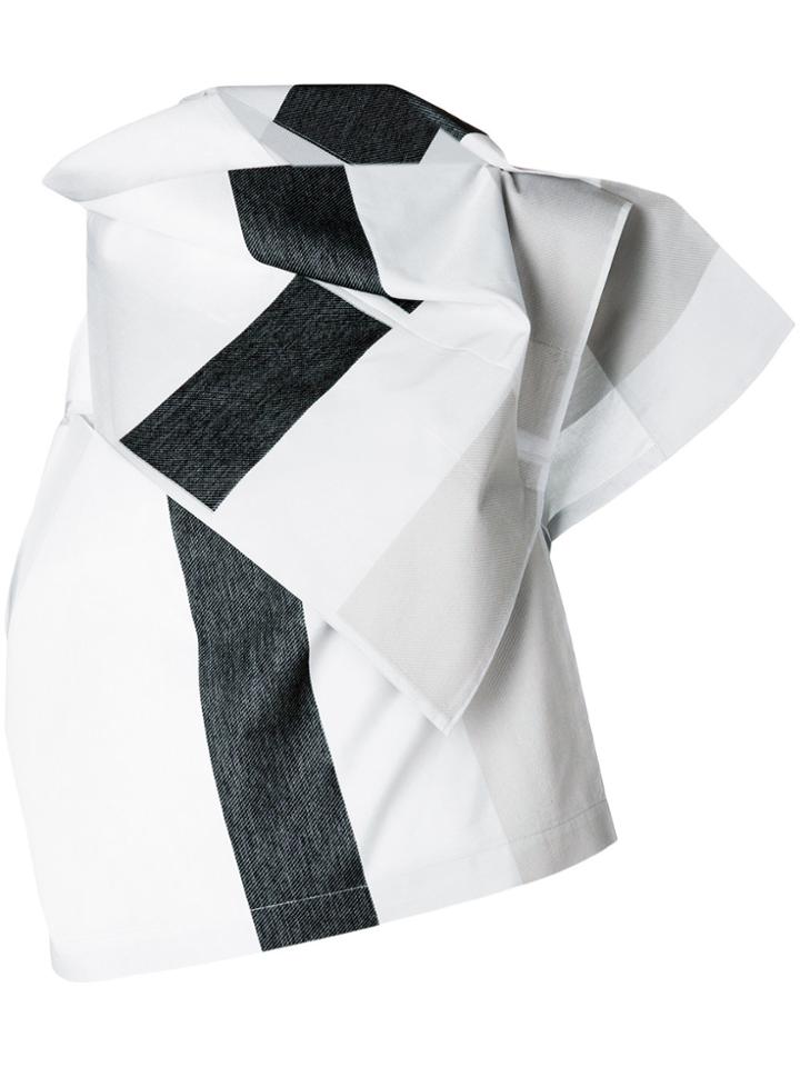 Issey Miyake Asymmetric Tank Top - Grey