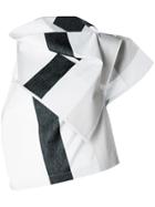 Issey Miyake Asymmetric Tank Top - Grey