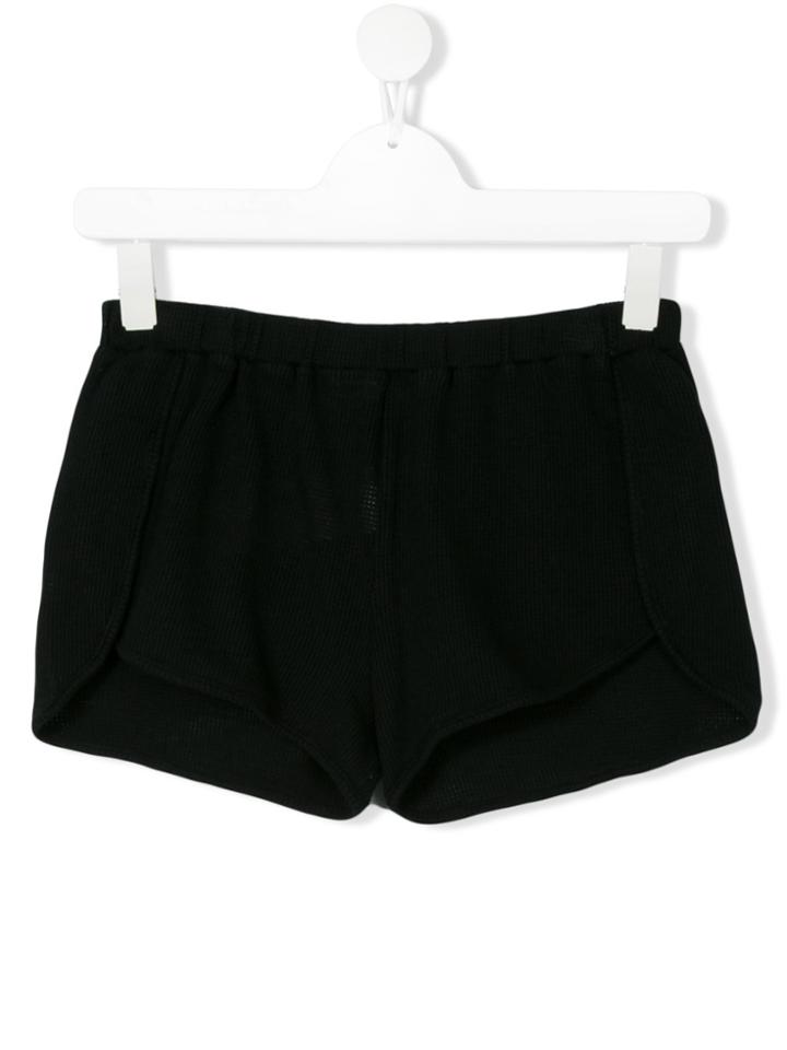 Andorine Elasticated Waist Running Shorts - Black