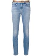 Roberto Cavalli Python Skinny Jeans - Blue