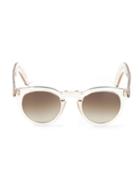 Cutler & Gross Round Frame Sunglasses, Adult Unisex, Nude/neutrals, Acetate