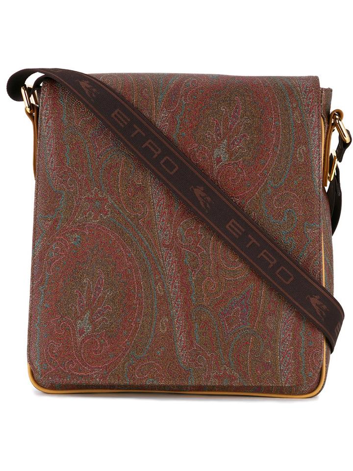 Etro Paisley Print Mini Satchel, Women's, Calf Leather