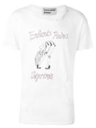 Enfants Riches Deprimes Logo Print T-shirt, Adult Unisex, Size: Xl, White, Cotton