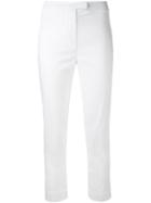 Eleventy - Super Skinny Cropped Trousers - Women - Cotton/spandex/elastane - 26, White, Cotton/spandex/elastane