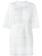 Iro Lace Detailed Dress, Women's, Size: 36, White, Cotton/polyester