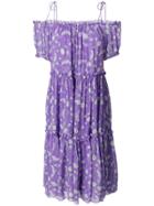 Ulla Johnson Off-the-shoulder Floral Dress - Pink & Purple
