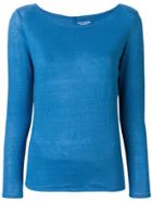 Majestic Filatures Boat Neck T-shirt - Blue