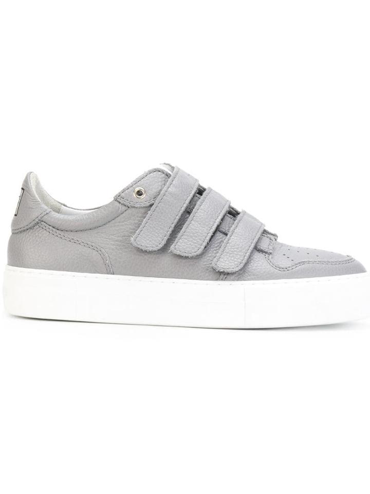 Ami Paris 3 Strap Sneakers - Grey