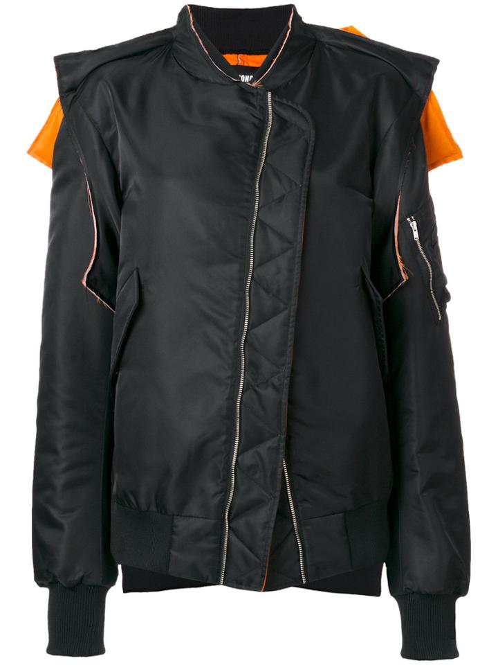 Moohong Oversized Deconstructed Coat - Black