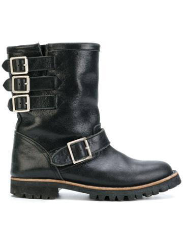Comme Des Garçons Pre-owned Biker Boots - Black