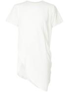 A New Cross Asymmetric T-shirt - White