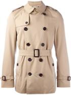 Burberry Belted Short Trench Coat - Nude & Neutrals