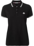 Moncler - Logo Polo Shirt - Women - Cotton - M, Black, Cotton