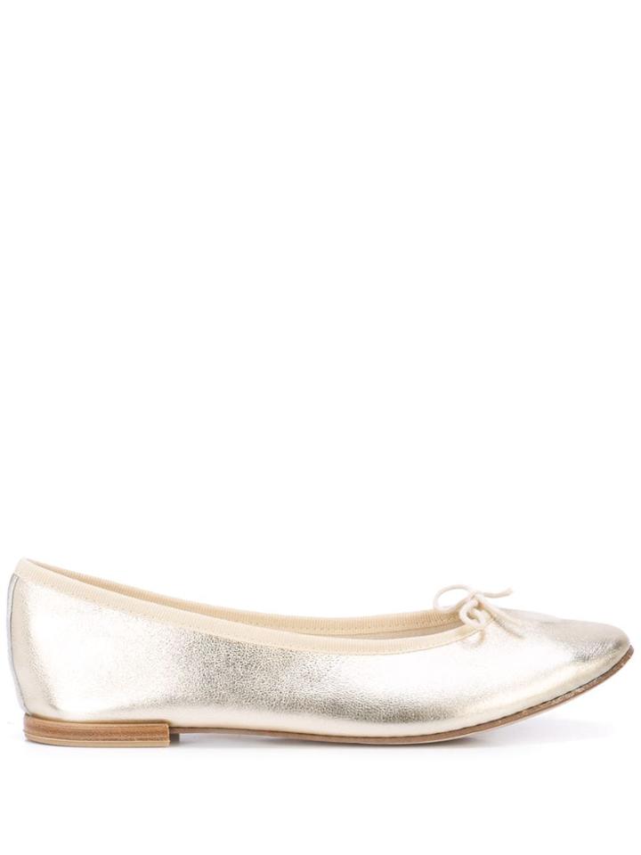 Repetto X Karena Lam Ballerina Pumps - Gold