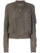 Rick Owens Classic Bomber Jacket - Grey