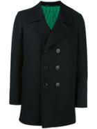 Paul Smith Double-breasted Coat - Black