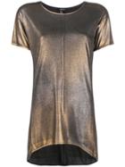 Avant Toi Metallic T-shirt - Black