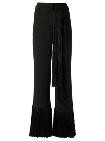 Giuliana Romanno V-neck Jumpsuit, Women's, Size: 38, Black, Polyester/acetate