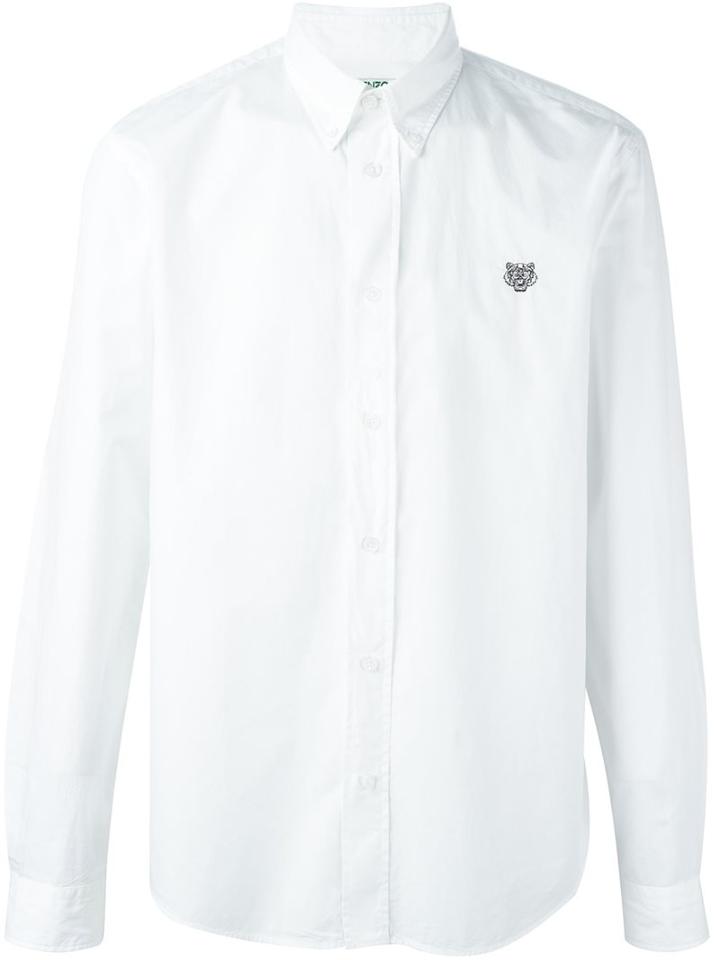 Kenzo 'tiger' Shirt, Men's, Size: Medium, White, Cotton