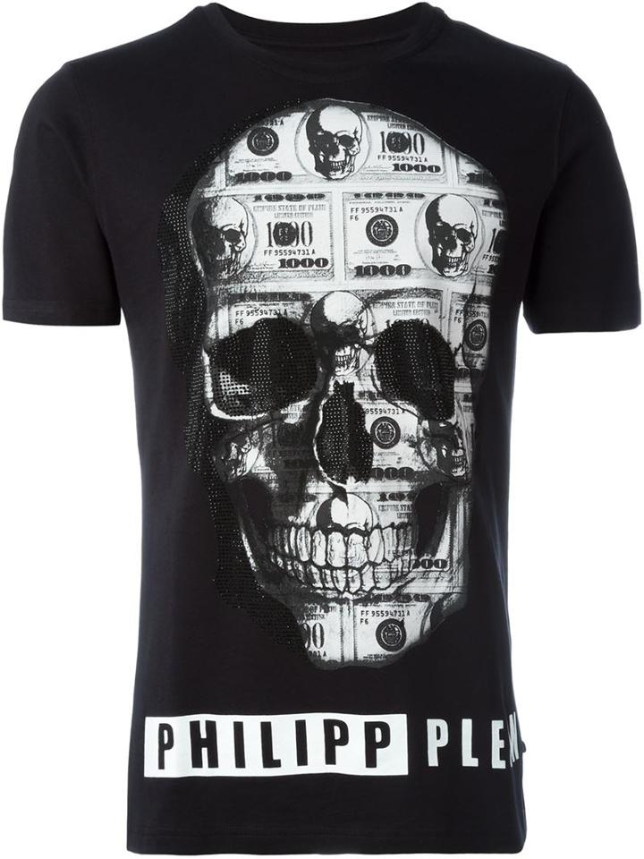 Philipp Plein Forever And Ever T-shirt, Men's, Size: Xl, Black, Cotton
