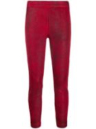 Ann Demeulemeester Julius Skinny Trousers - Red