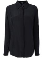 Moeva Long Sleeve Shirt, Women's, Size: Large, Black, Silk