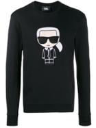Karl Lagerfeld Ikonik Sweatshirt - Black